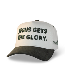 Collection of Jesus Gets The Glory Snapback Hats in a gallery layout