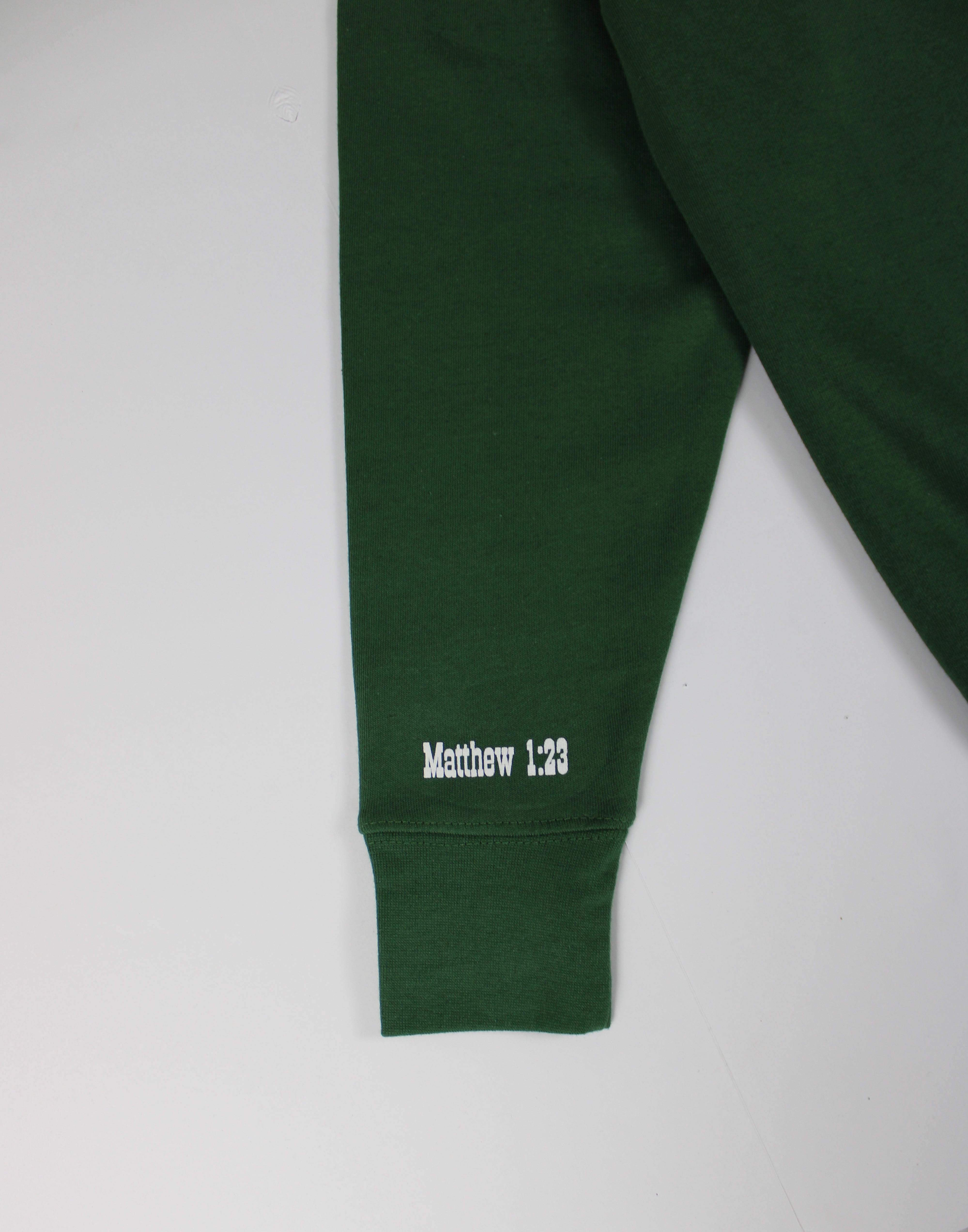 Emmanuel God With Us Crewneck ‘Forest Green’