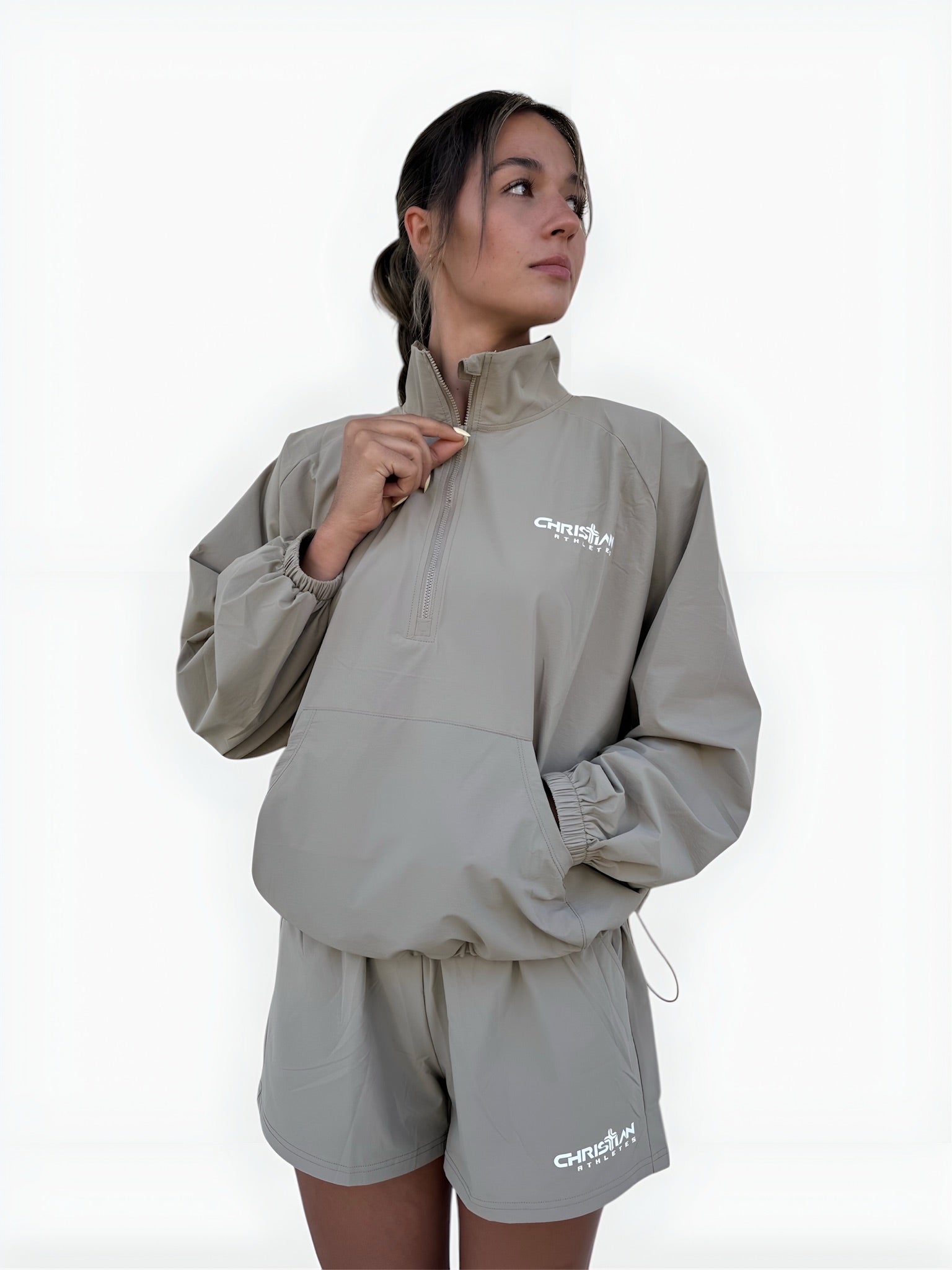 Collection of Women’s Windbreaker 2 Piece Set in a gallery layout