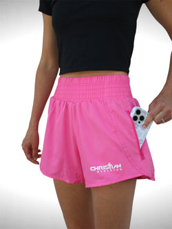Collection of Women’s High Waist Running Shorts in a gallery layout