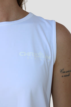 Collection of Women’s Performance Tank “White” in a gallery layout