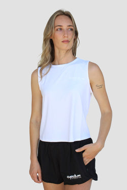 Collection of Women’s Performance Tank “White” in a gallery layout