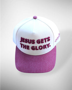 Collection of Jesus Gets The Glory Snapback Hats in a gallery layout