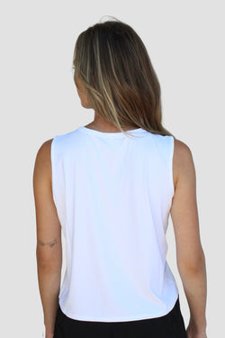 Collection of Women’s Performance Tank “White” in a gallery layout
