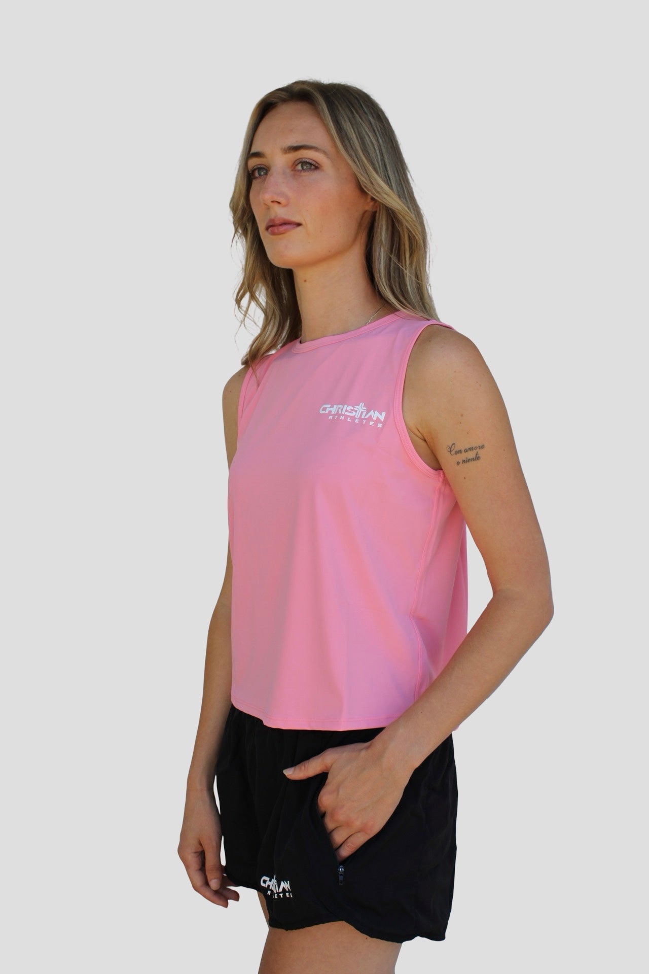 Collection of Women’s performance Tank “Light-Pink” in a gallery layout