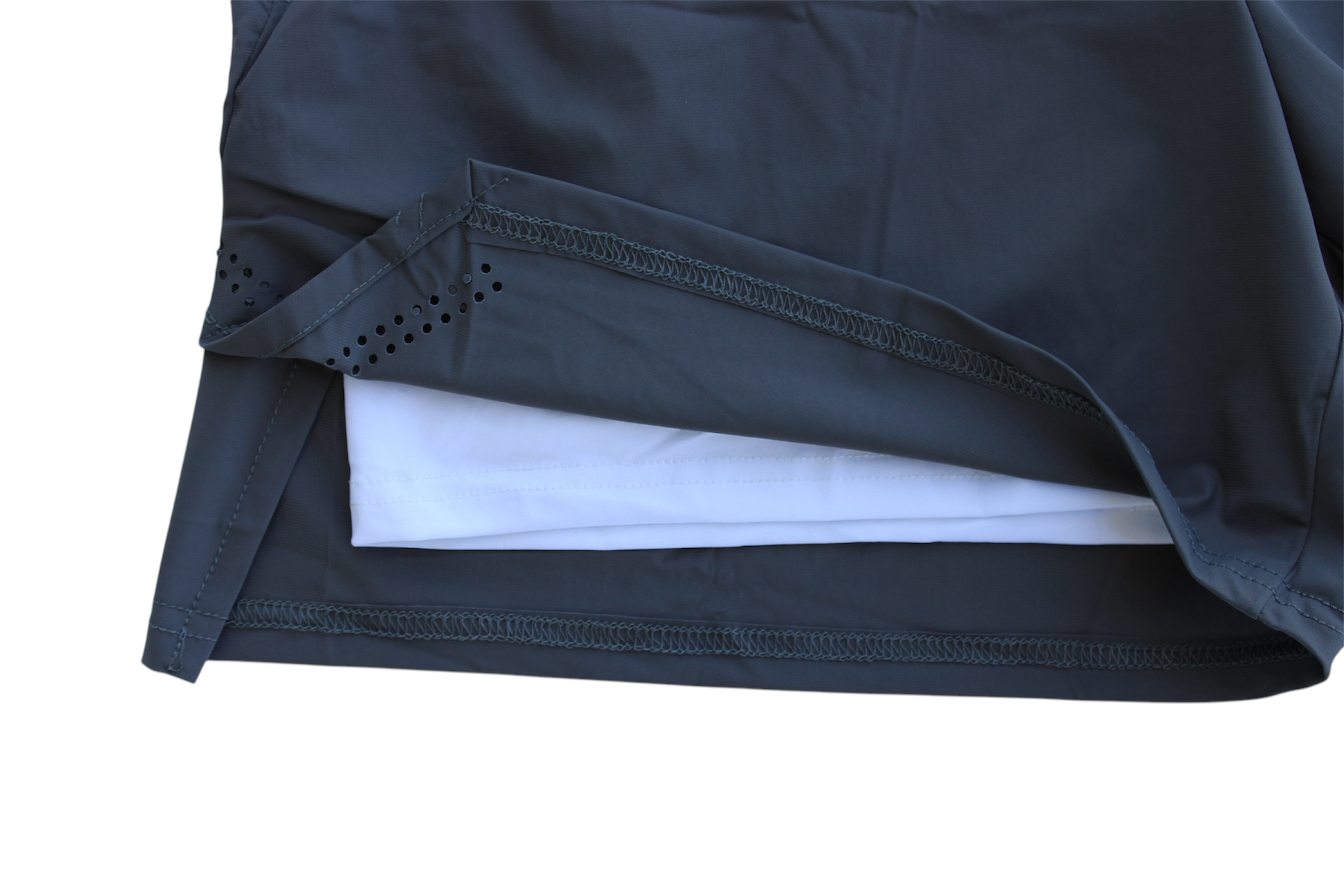 Collection of Men’s Double Layer Shorts Grey in a gallery layout