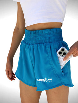 Collection of Women’s High Waist Running Shorts in a gallery layout