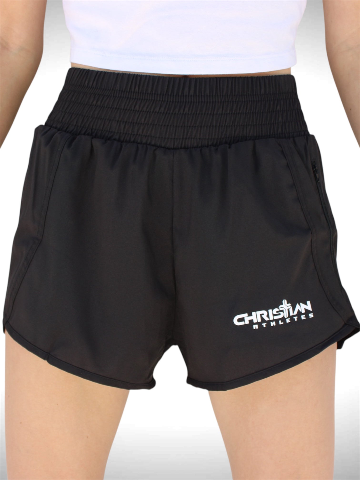 Collection of Women’s High Waist Running Shorts in a gallery layout