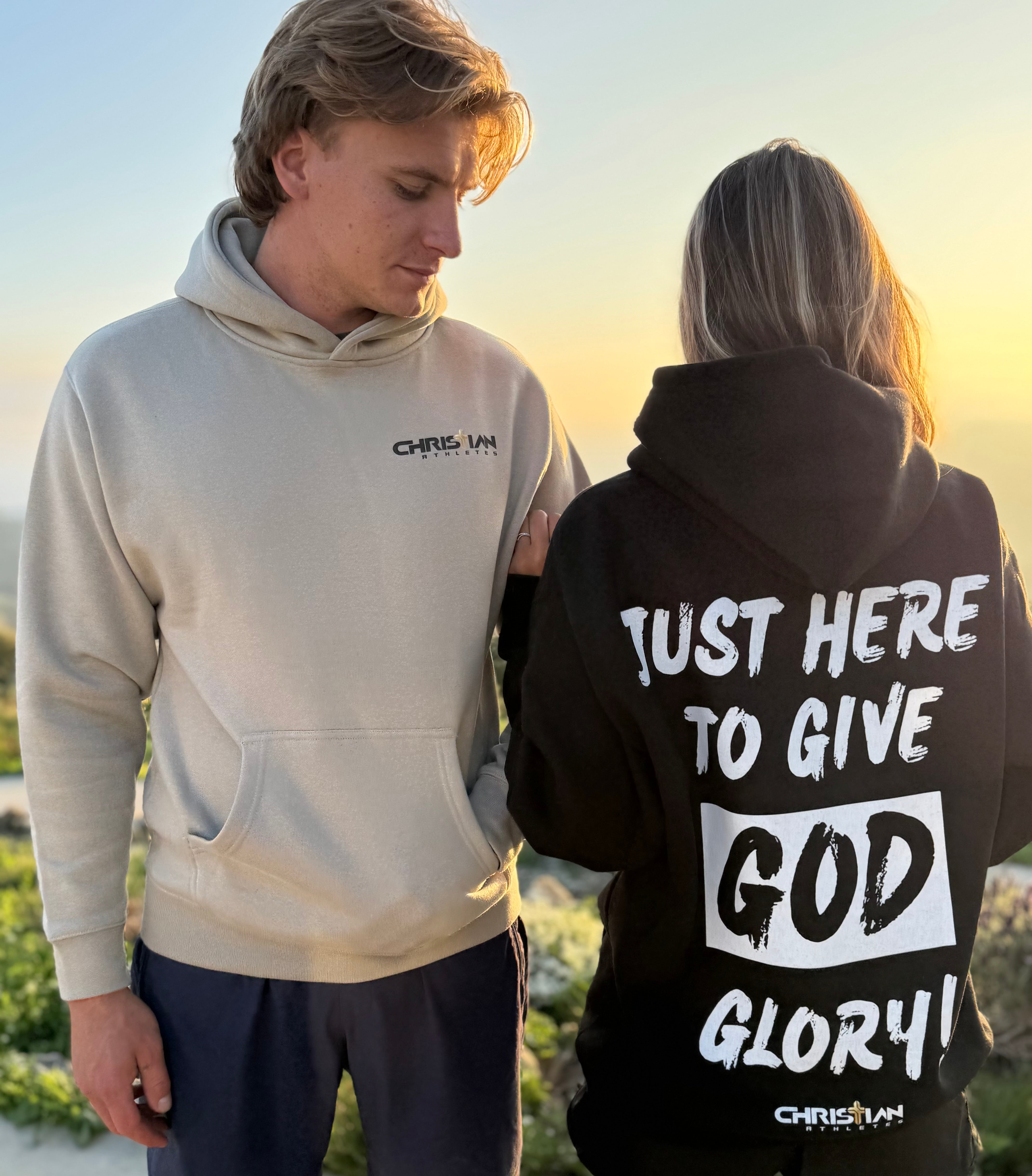 Image of Just Here To Glorify God Hoodie