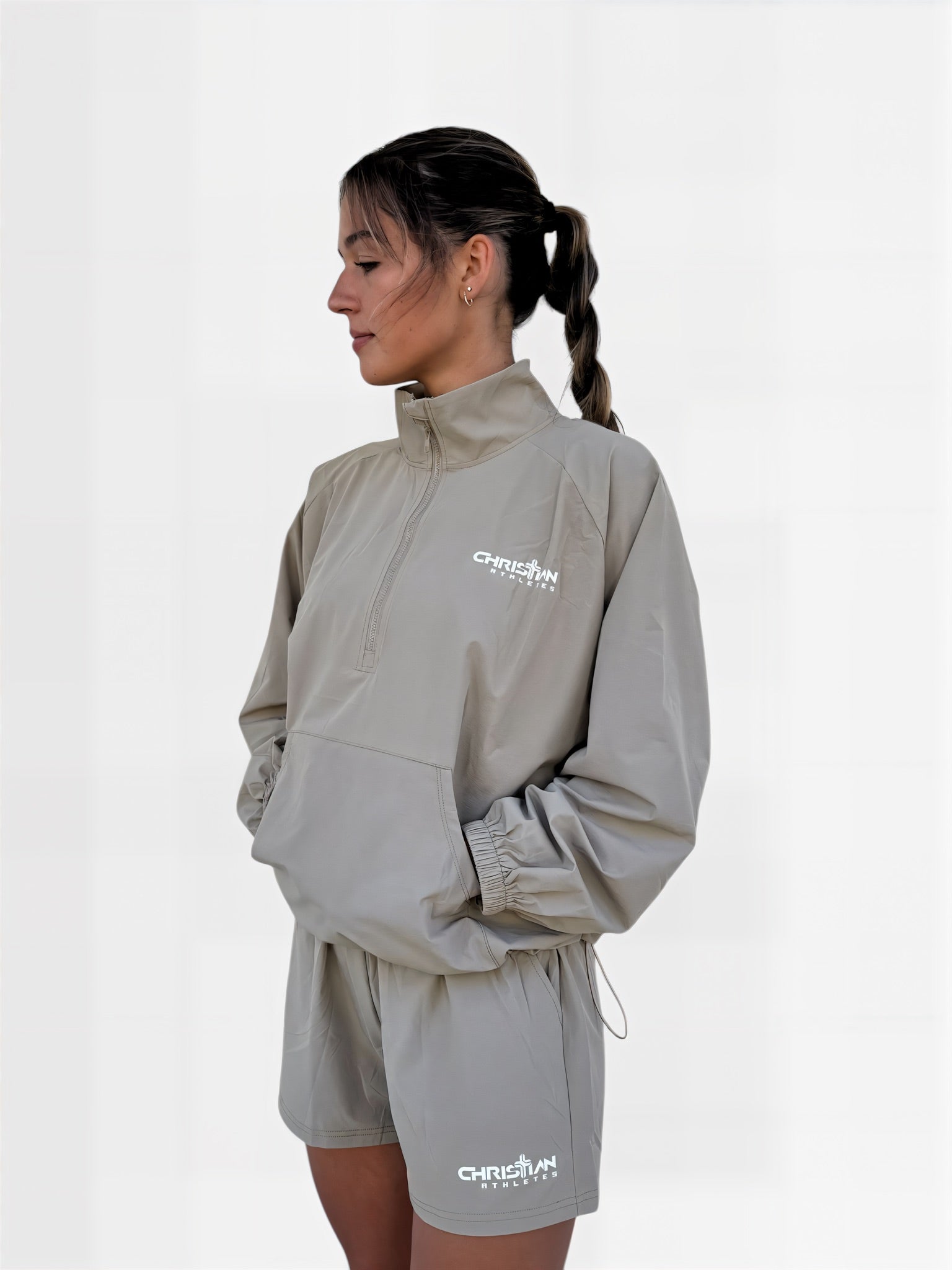 Collection of Women’s Windbreaker 2 Piece Set in a gallery layout