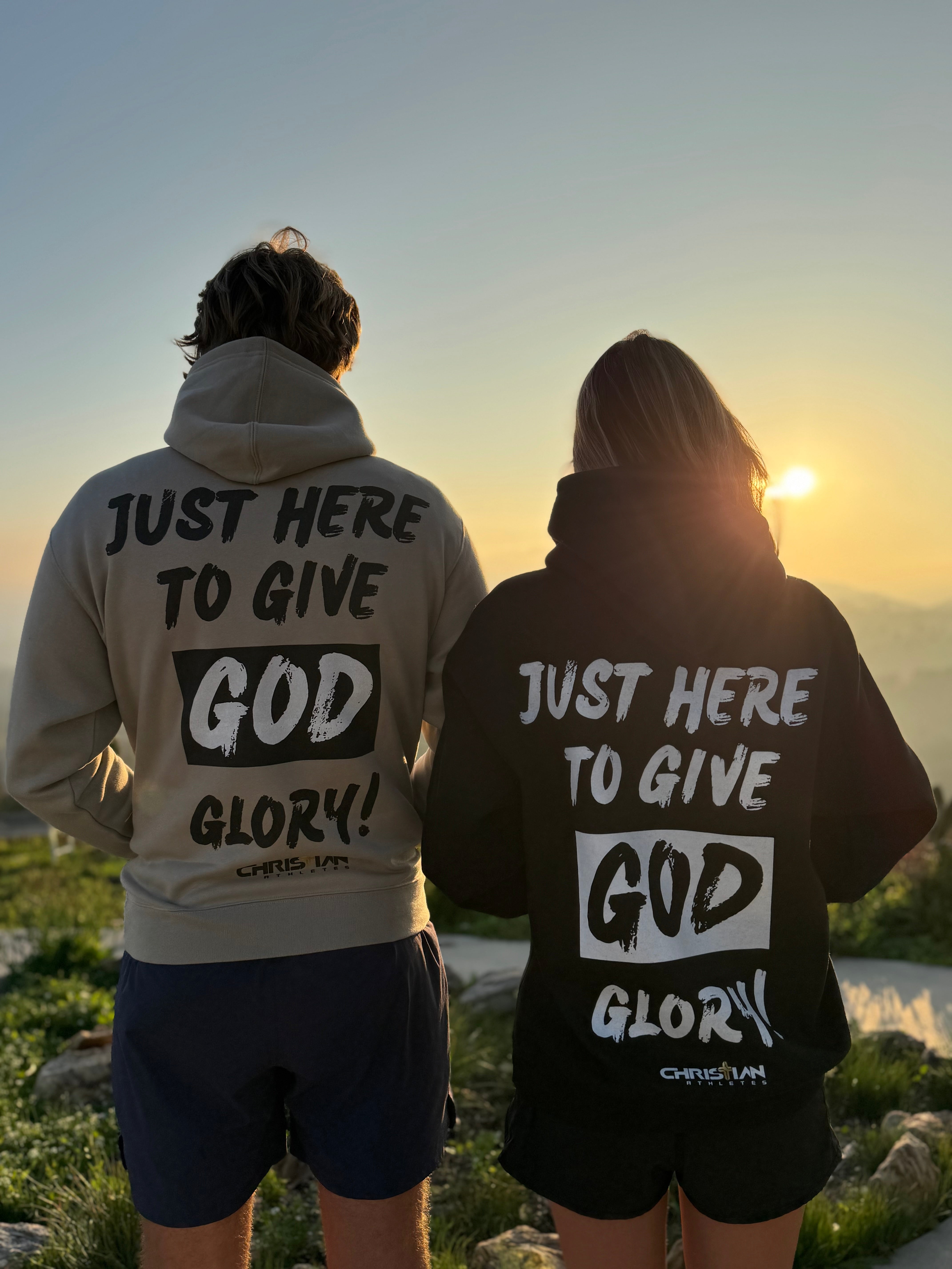 Image of Just Here To Glorify God Hoodie