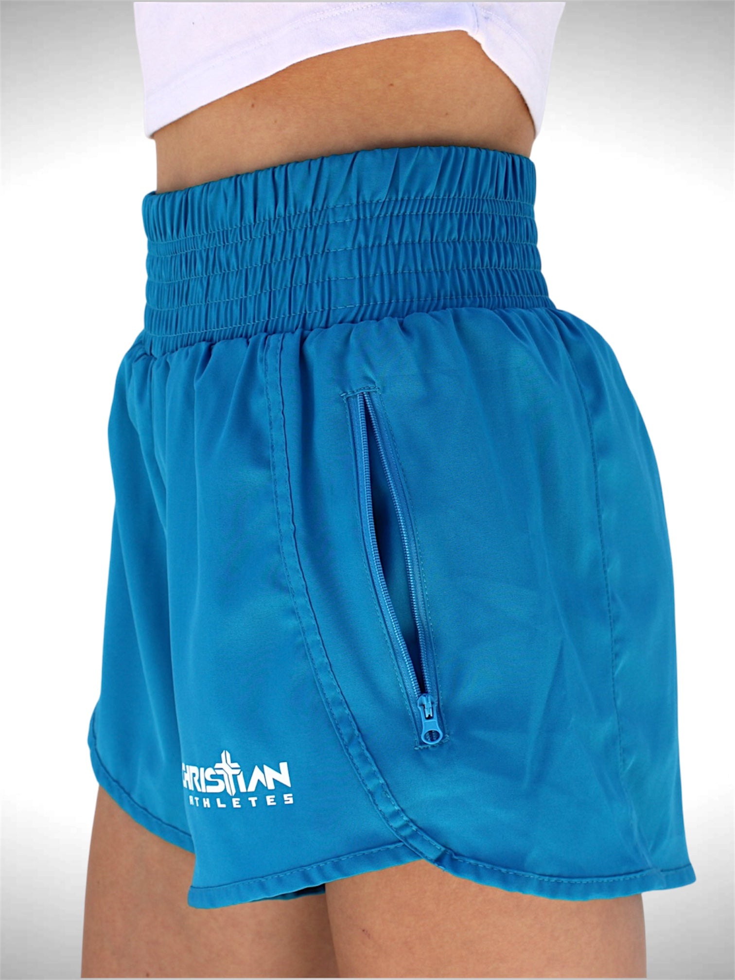Collection of Women’s High Waist Running Shorts in a gallery layout