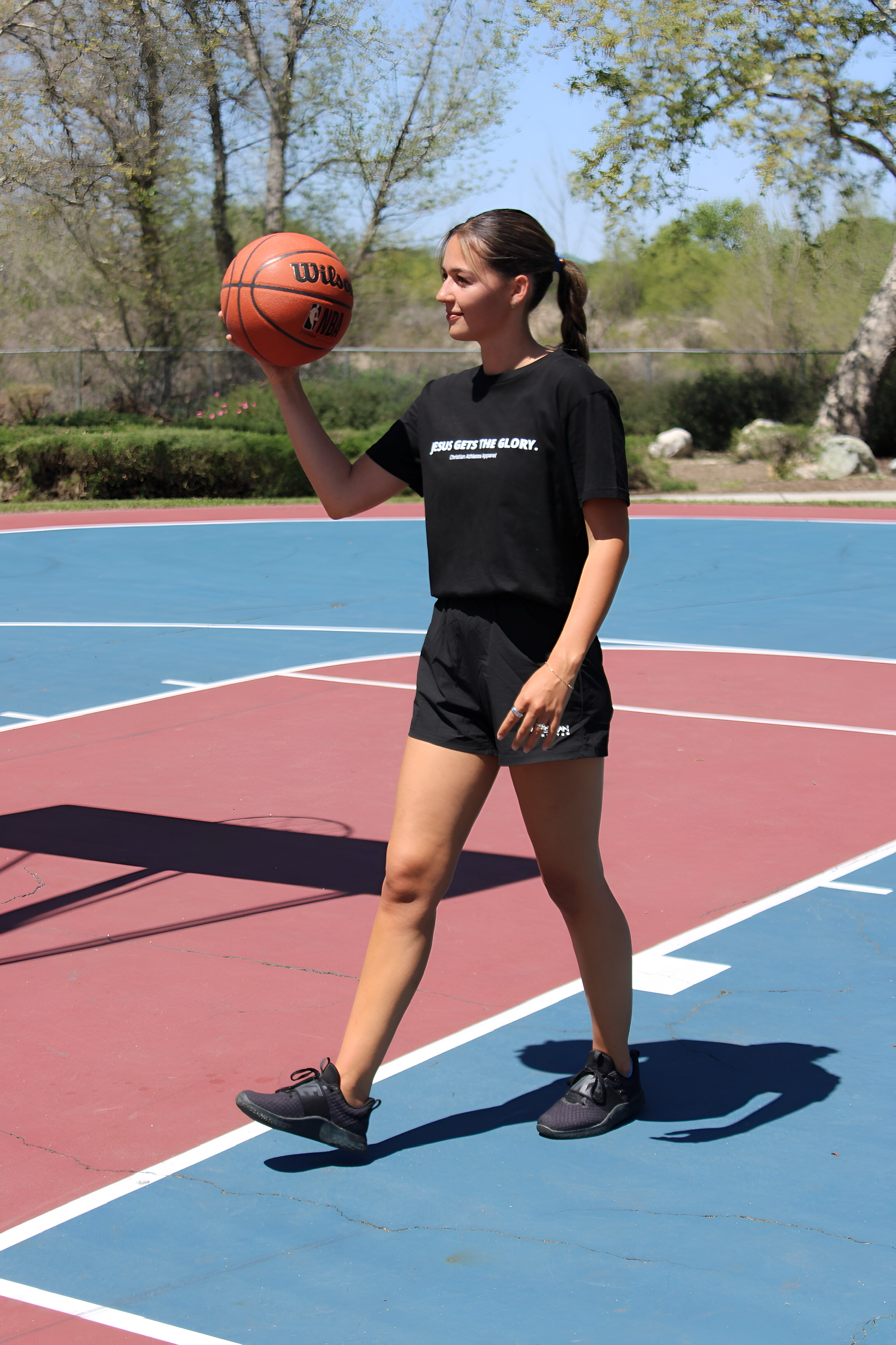 Image of Jesus Gets The Glory Tee ‘Black’