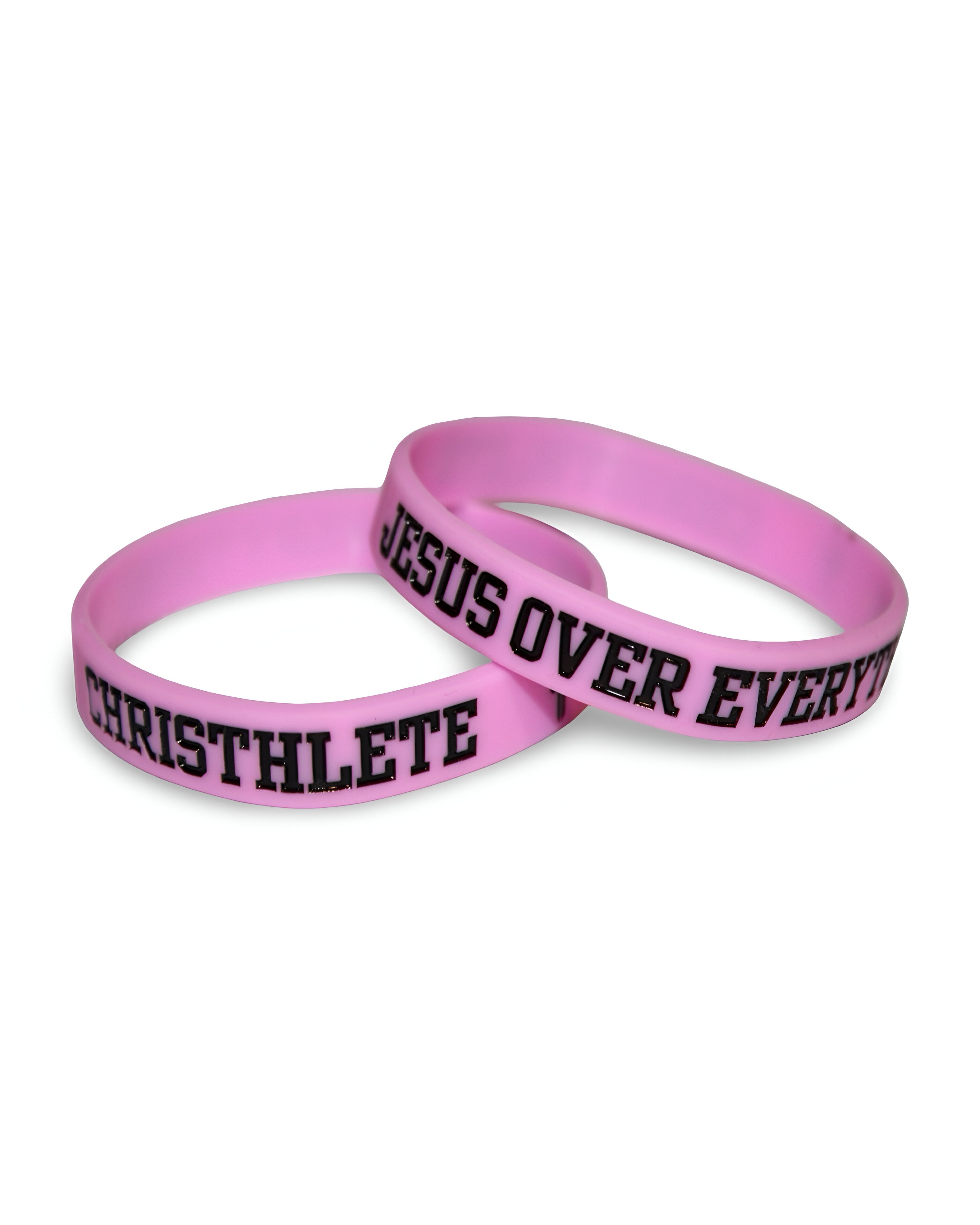 Jesus Over Everything Silicon Wristbands 2-Pack