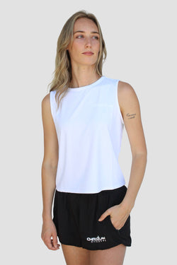 Collection of Women’s Performance Tank “White” in a gallery layout