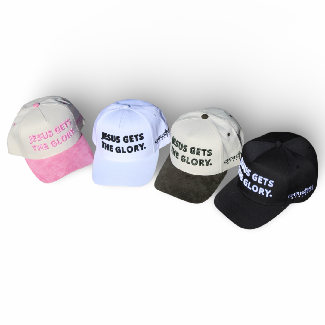 Collection of Jesus Gets The Glory Snapback Hats in a gallery layout