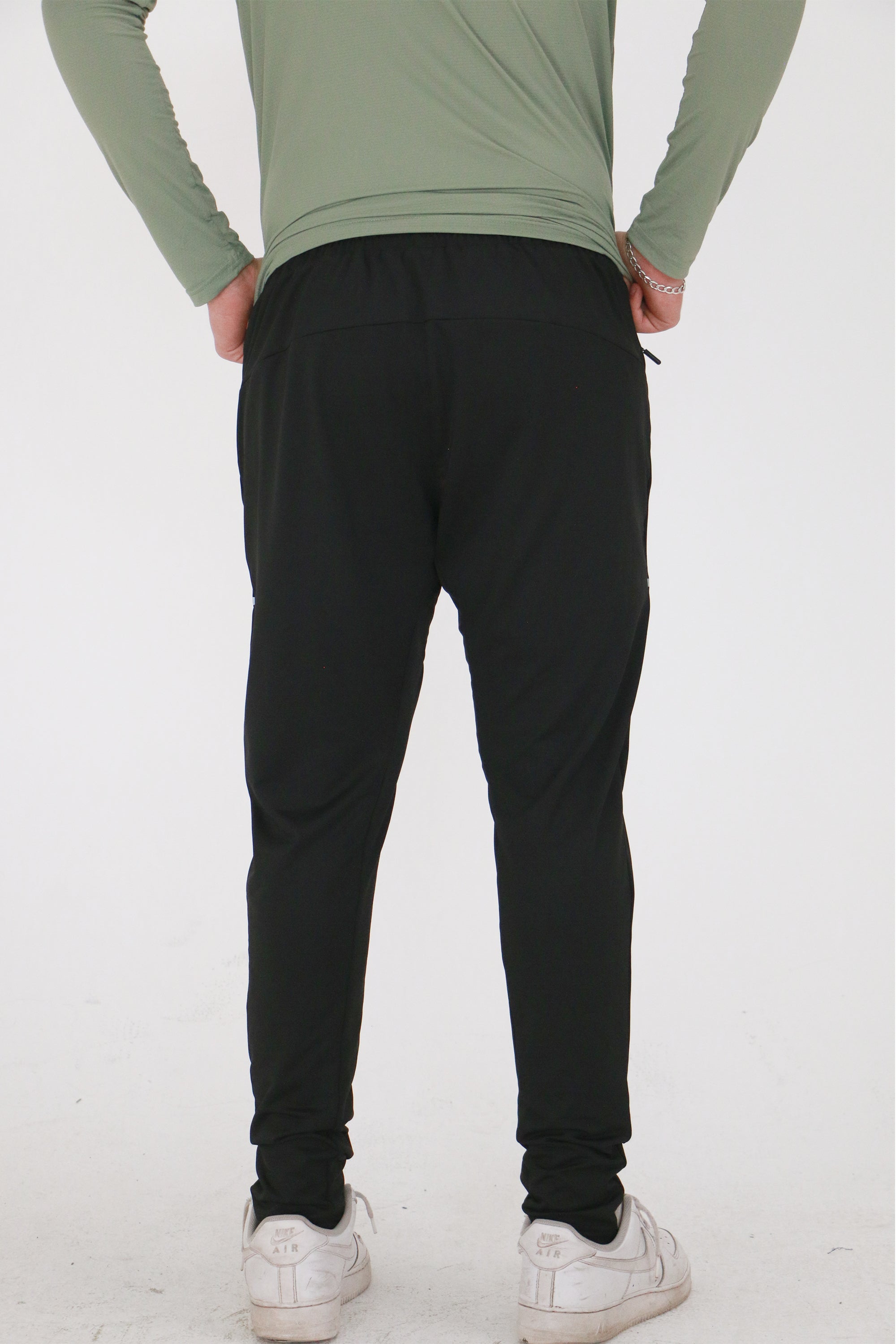 Collection of Men's Performance Joggers Black in a gallery layout