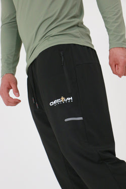 Collection of Men's Performance Joggers Black in a gallery layout