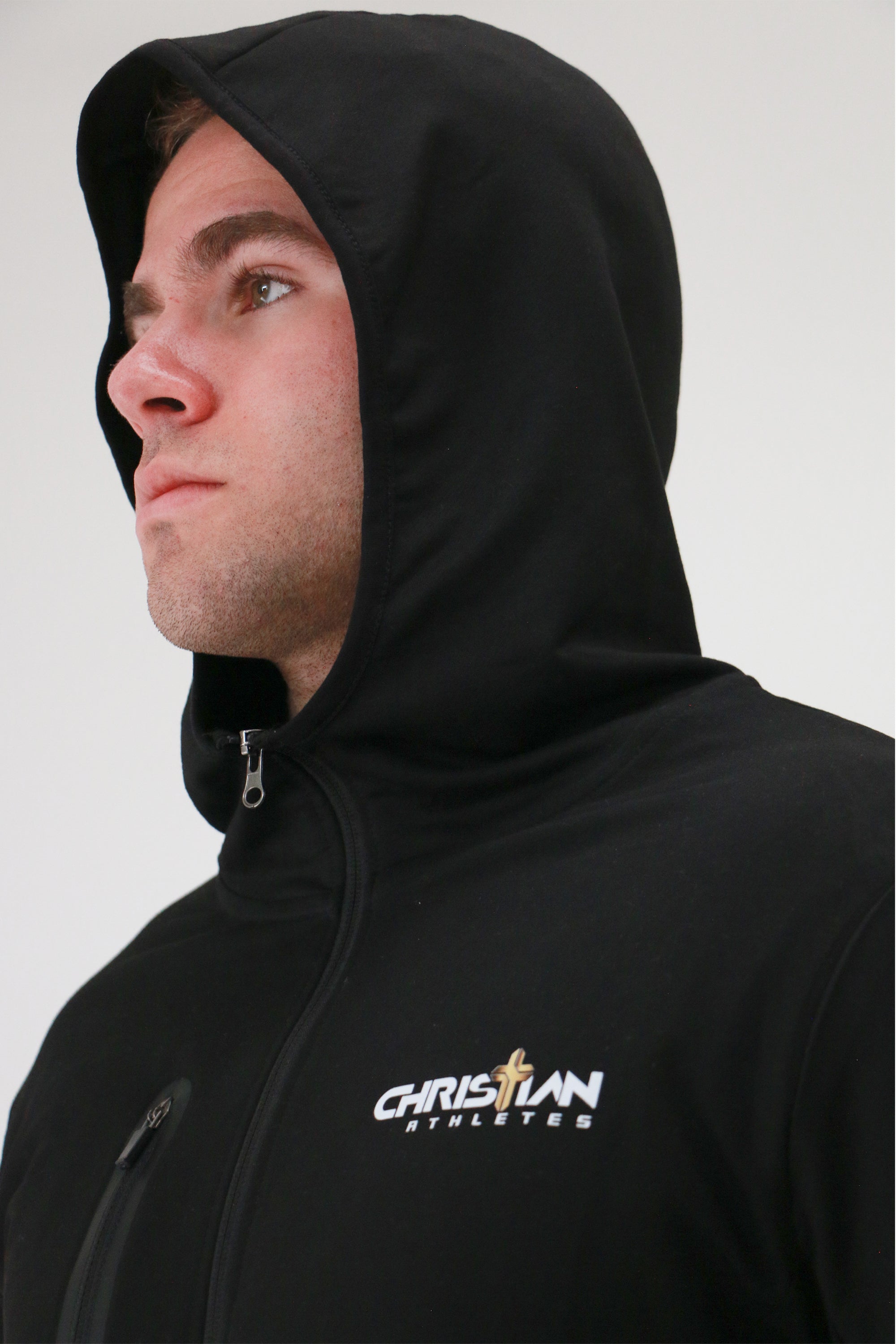 Collection of Men's Black Performance Jacket in a gallery layout