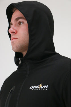 Collection of Men's Black Performance Jacket in a gallery layout