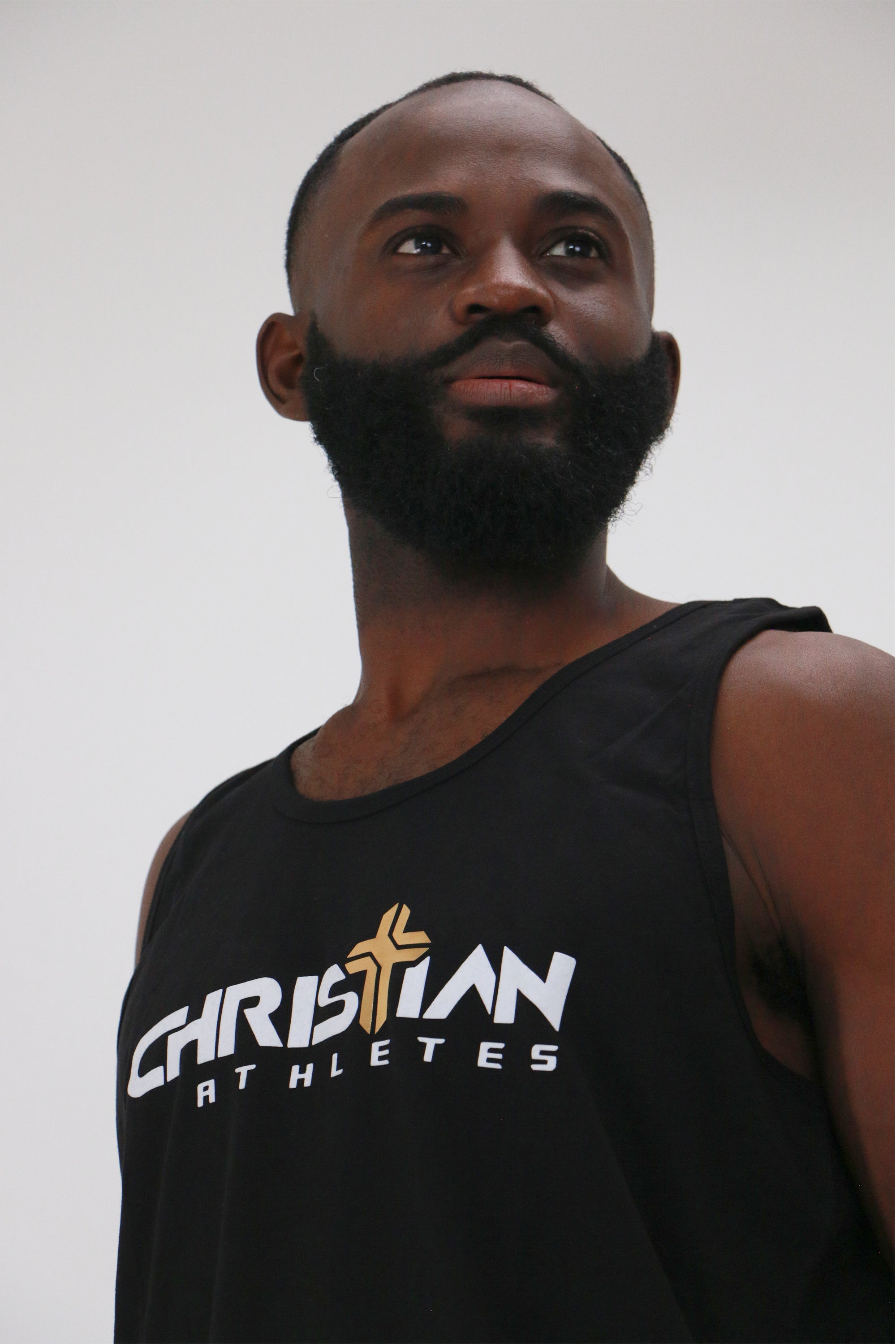Collection of Christian Athletes Logo Tank Top Black in a gallery layout
