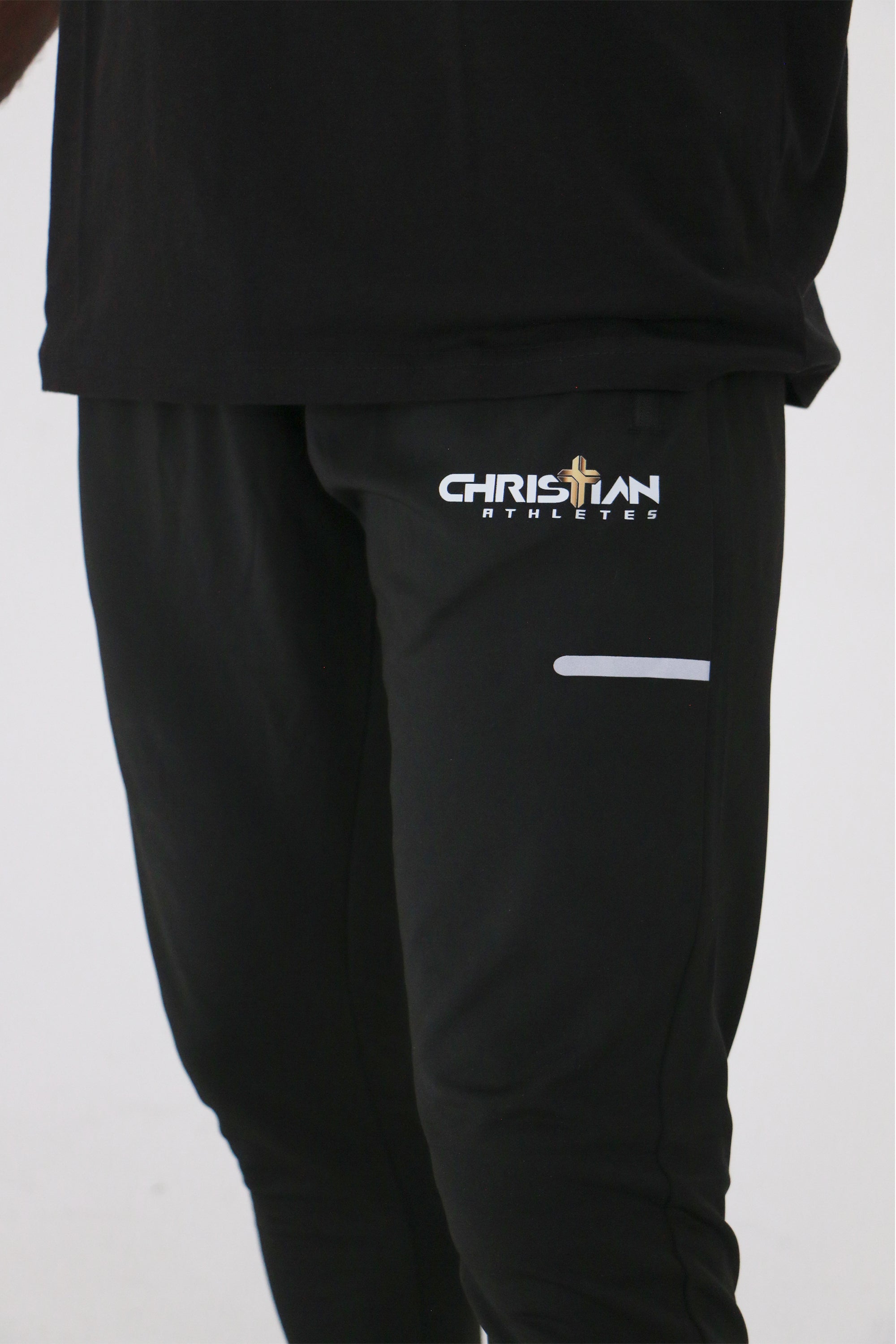 Collection of Men's Performance Joggers Black in a gallery layout