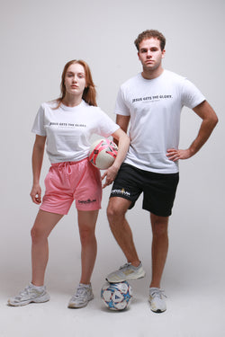 Collection of Camiseta blanca transpirable para hombre in a gallery layout