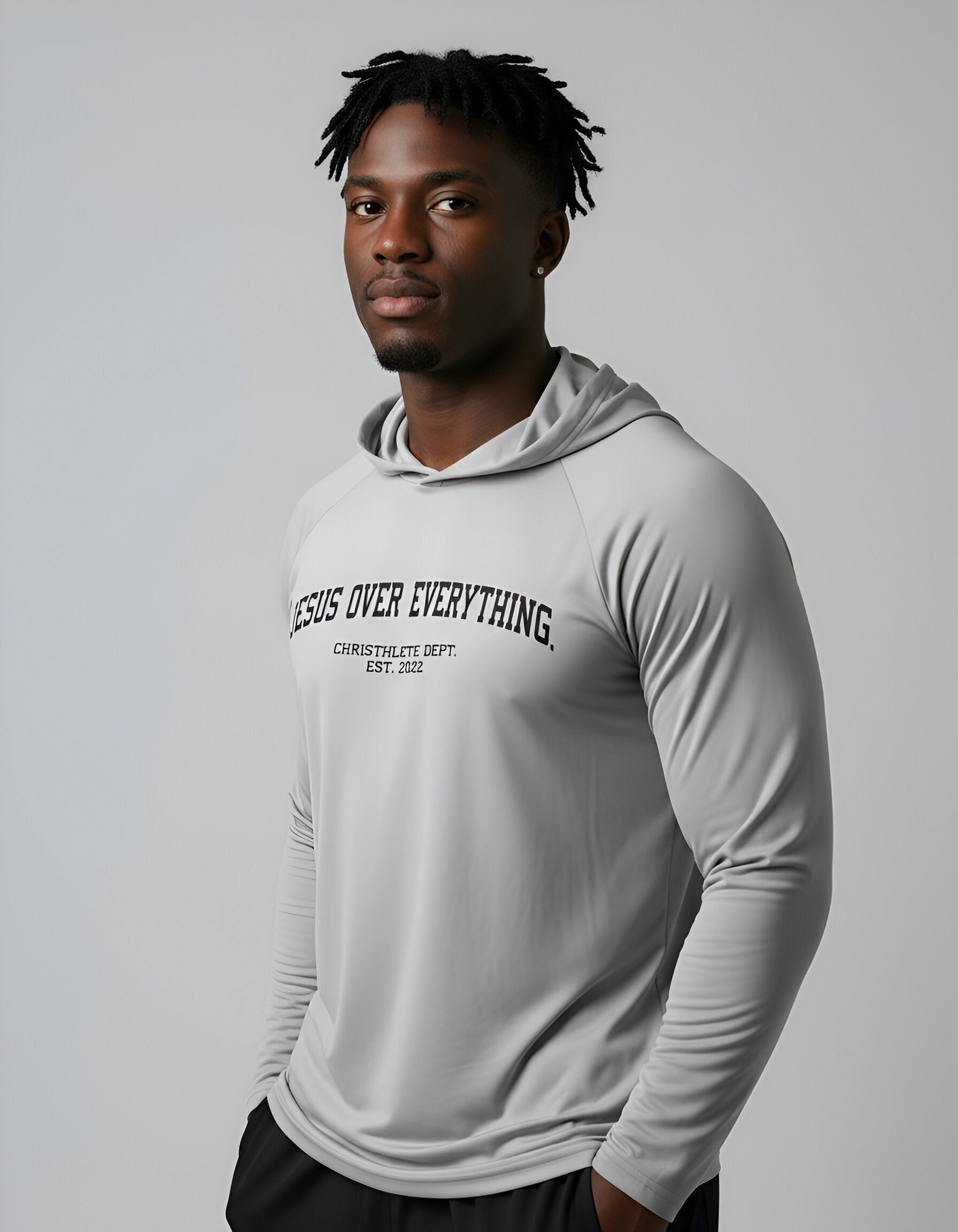 Image of Jesus Over Everything Lightweight Hoodie